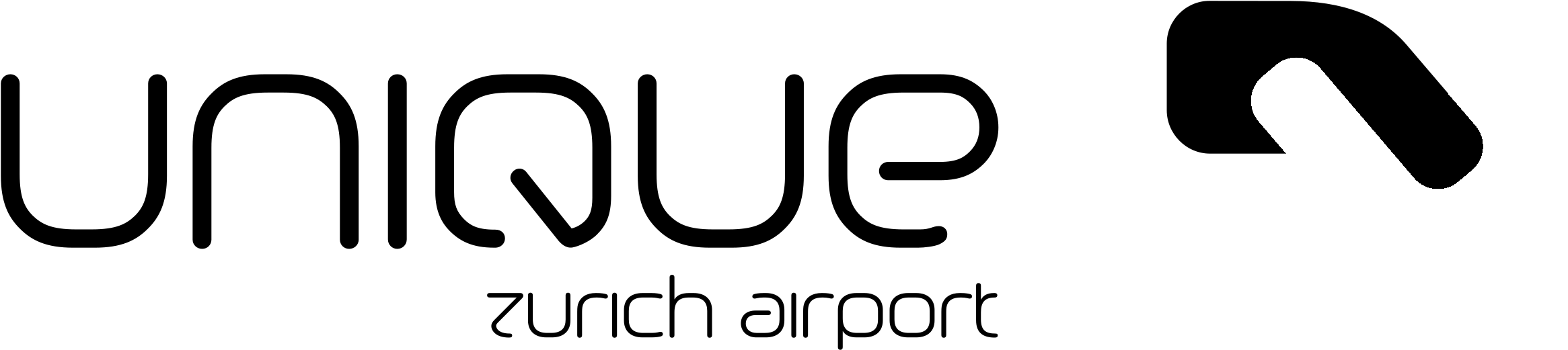 Unique Logo Black And White - Unique (2400x2400), Png Download