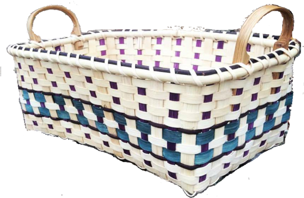 Cherokee "style" Storage Basket - Basket (600x452), Png Download