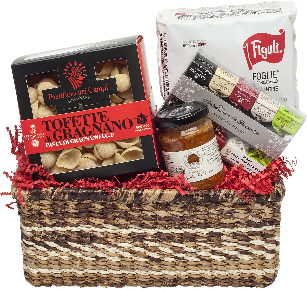 Holiday Gift Baskets - Pastificio Dei Campi Duetto Tofette Di Gragnano (1500x1500), Png Download