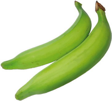Plantain - Platano Verde Nombre Cientifico (400x344), Png Download