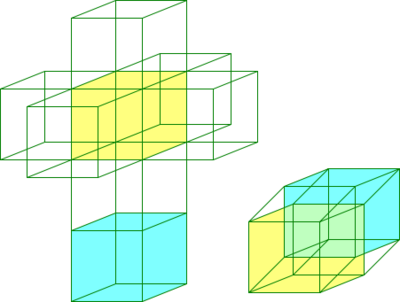 400px Tesseract Net - Salvador Dali 4 Dimensional Cross (400x302), Png Download
