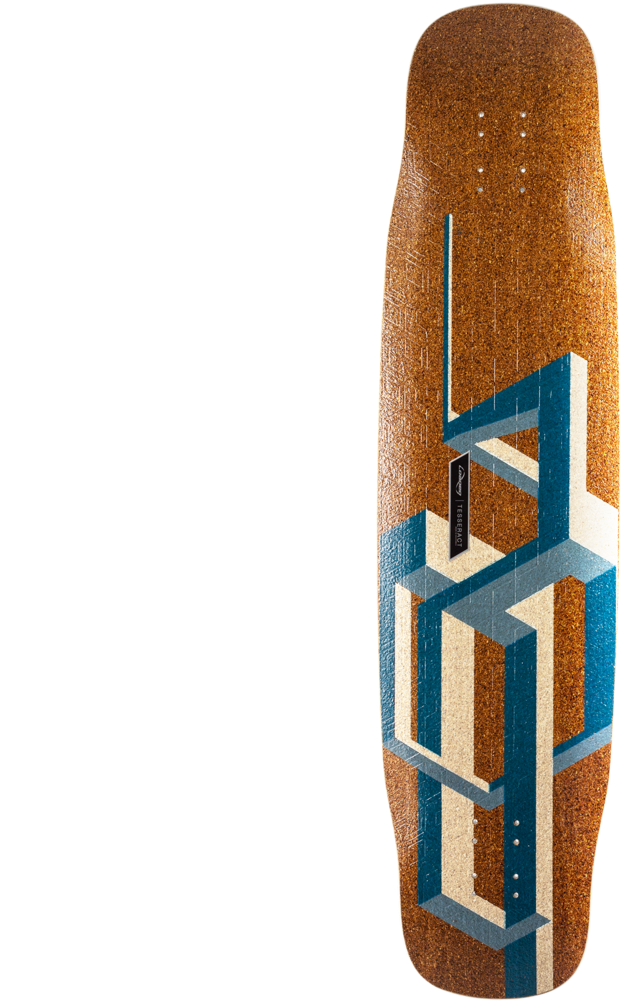 Loaded Basalt Tesseract Longboard Skateboard Deck W/grip - Longboard (1000x1000), Png Download