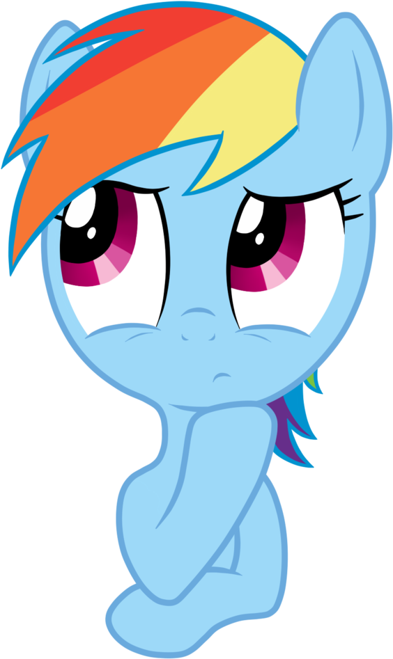 Icythewhite, Rainbow Dash, Safe, Simple Background, - Cartoon (819x1024), Png Download