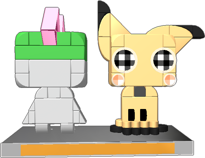 Ralts & Mimikyu Please Give Credit, Don't Resell & - Cartoon (768x768), Png Download