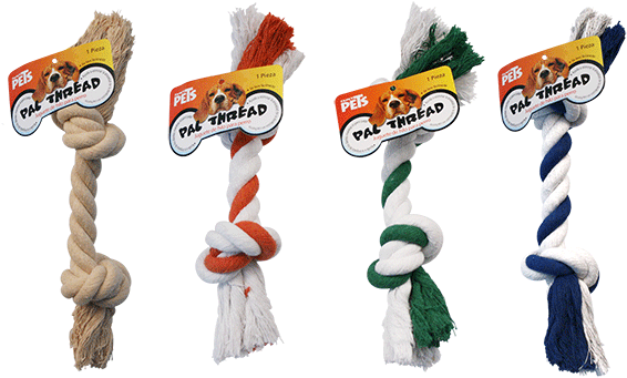 Fancy Pets Hueso De Hilo 30 Cm - Fancy Pets - Bola De Cuerda Tejida Para Perro (604x350), Png Download