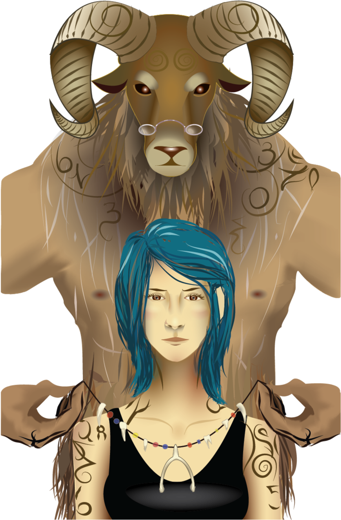 Karou Hija De Humo Y Hueso (700x1140), Png Download