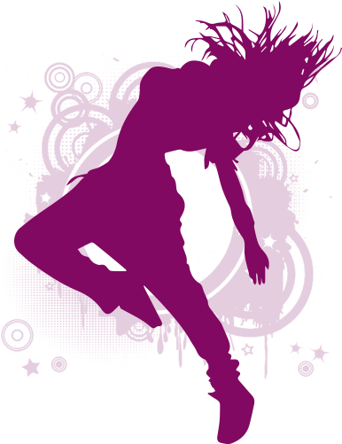 Moderno 10-16 Años - Dance Silhouette (500x500), Png Download