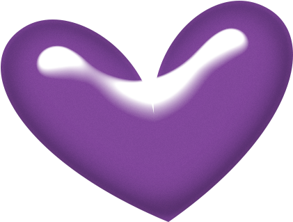 Explore Purple Love, Purple Hearts, And More - Love (484x360), Png Download