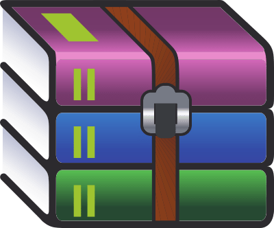 Winrar Logo 10 5 De Fevereiro De - Winrar Png (400x332), Png Download