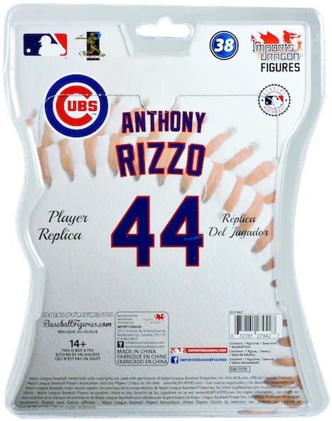 Chicago Cubs Anthony Rizzo White 2017 Men's Jersey (500x618), Png Download