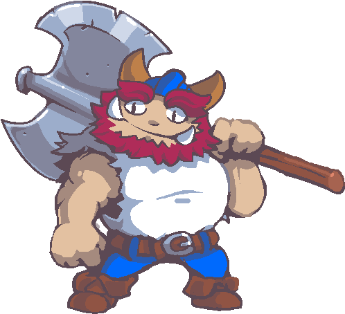 He'll Gladly Tell You That His Axe Is Called Felicia - Cartoon (553x479), Png Download