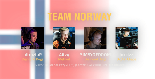 Team Norway 2018 Roster - Norway (550x275), Png Download
