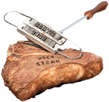 Image Of Bbq Meat Branding Tool Sets - Bbq Branding Iron Novelty Barbecue Tool (480x480), Png Download