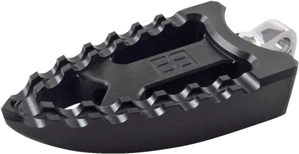 These Motocross Inspired, Arrowhead Shaped Footpegs - Brass Balls Cycles Meat Hook Foot Pegs Black (640x348), Png Download