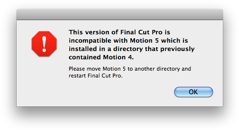 This Version Of Final Cut Pro Is Incompatible With - Final Cut Pro (500x278), Png Download