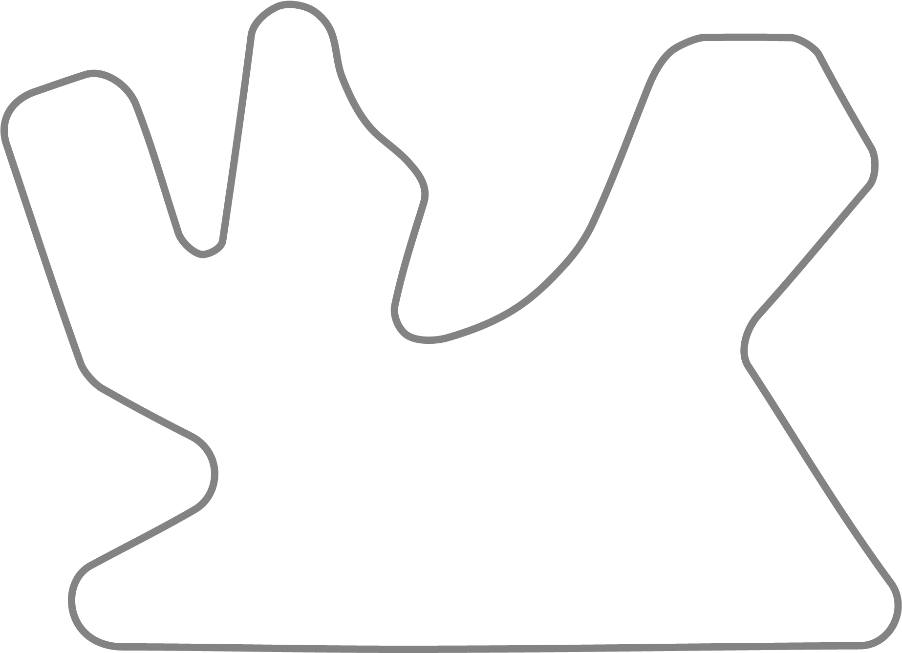 Losail Circuit - Drawing (2000x1500), Png Download