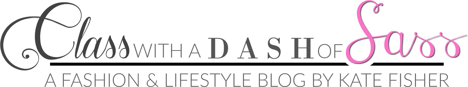 Class With A Dash Of Sass - Fashion (1924x508), Png Download