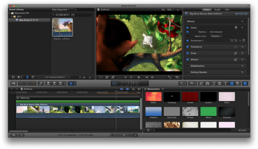 Final Cut Pro X (1020x597), Png Download