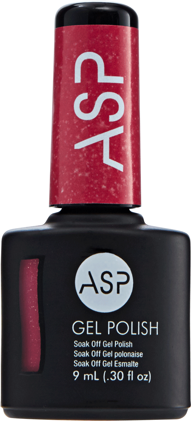 Asp Gel Polish - Passionate Pink - 0.3 Fl Oz Bottle (1500x1500), Png Download
