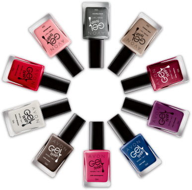 Esmalte Em Gel - Esmalte Mark Da Avon (387x383), Png Download