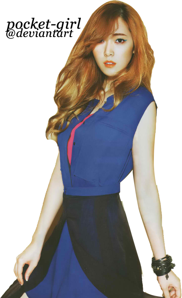 Jessica <3 I Want A Picture Of Your Bias Wearing Your - Jessica Jung Blue Dress (600x985), Png Download
