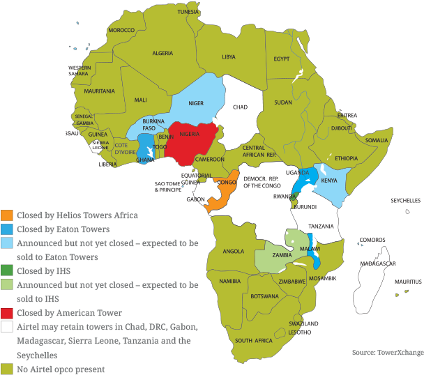 Airtel African Tower Sale - Nigeria Cell Phone Towers (620x575), Png Download