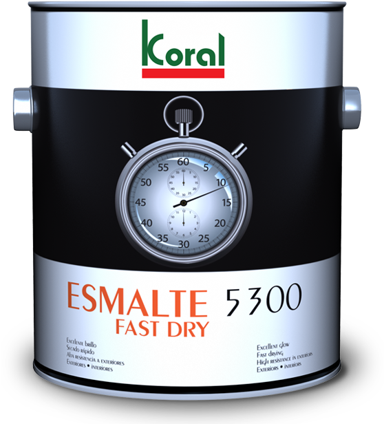 Esmalte 501 05300 - Pinturas Koral (616x670), Png Download