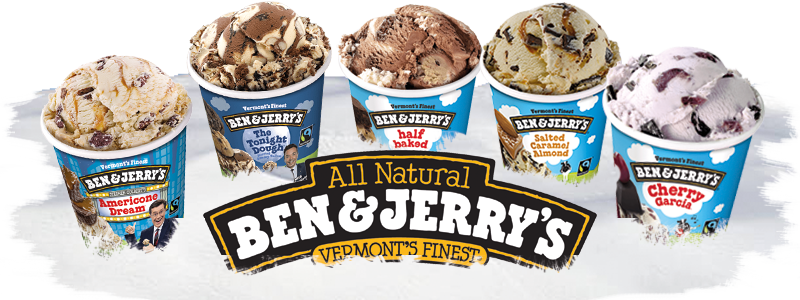 Ben & Jerry's - Ben And Jerry's Ice Cream (800x300), Png Download
