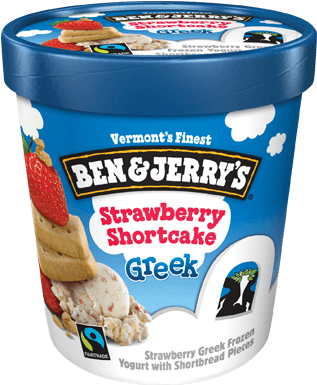 When We All Know It's That Special Week Each Semester - Ben & Jerry's Raspberry Fudge Chunk Greek Frozen (374x479), Png Download