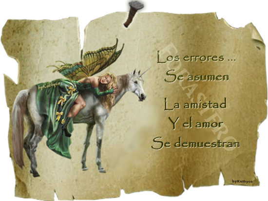 Los Errores Pergamino Forastero~bykathyca - Vintage Style Cabochon Glass Necklace Unicorn And Butterfly (550x413), Png Download