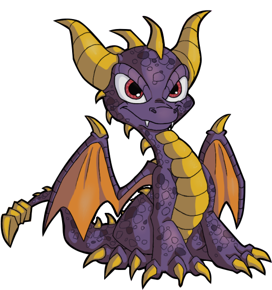 Skylander Spyro The Dragon Vector By Efernothedragon-d6b8h1t - Skylanders (625x600), Png Download