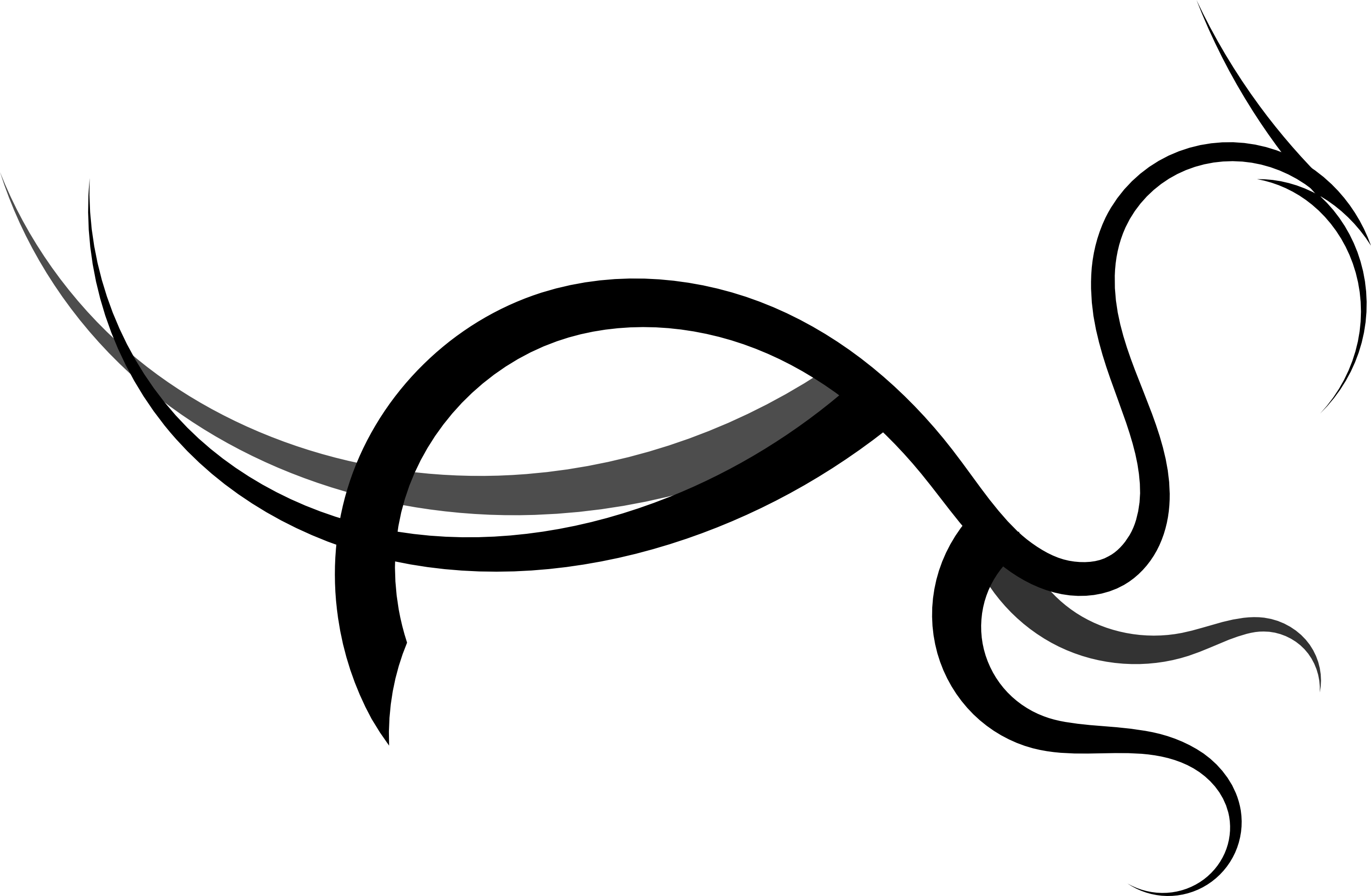 Dragon - Logo Dragón Vector Png (2834x1853), Png Download