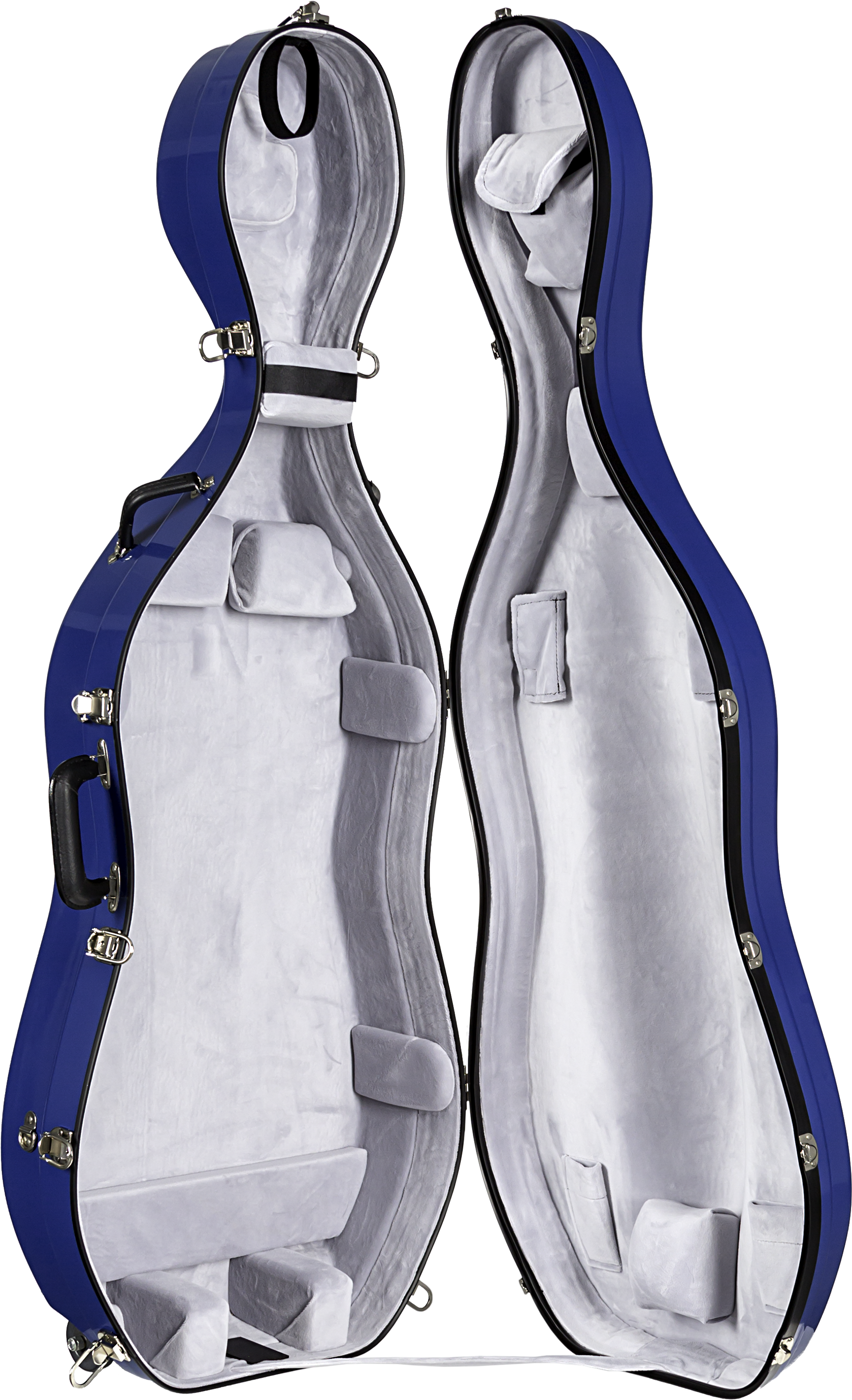 Fiberglass Cello Suspension Case With Wheels (1824x3000), Png Download