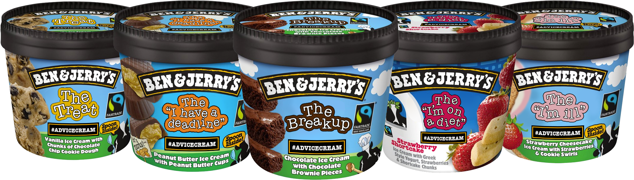 Download Ben And Jerry's Ice Cream PNG Image with No Background 