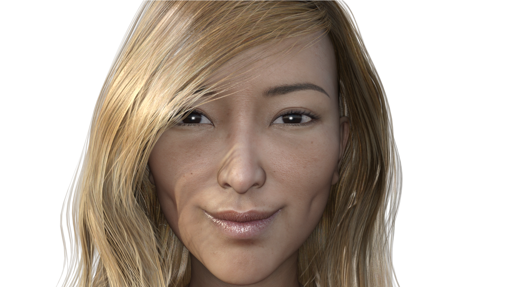 Human Face - Girl (1741x979), Png Download