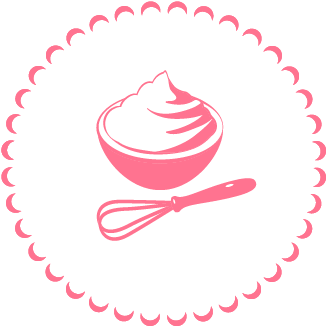 Meringue Buttercream Vs Shortening/ Gelatine - Logo Cake Clipart Png (371x388), Png Download