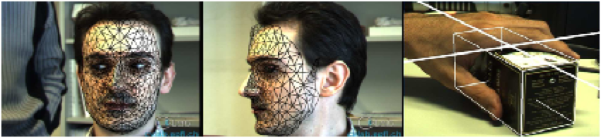 Tracking Of A Human Face And A Tea Box Using An Interest - Face Mask (850x196), Png Download