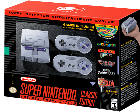 Super Nes Classic Edition - Nintendo Super Nes Classic Edition (760x482), Png Download
