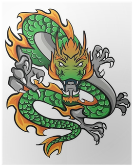 Decal Japanese Dragon Car Window Jet Ski (14 X 11,8 (400x400), Png Download