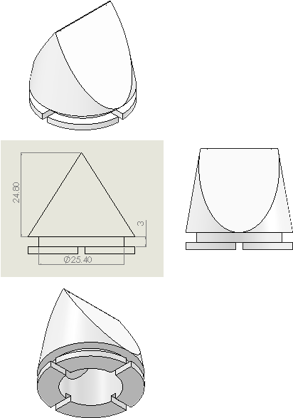 Duckbill Valve Dim - Duckbill Valve (663x614), Png Download