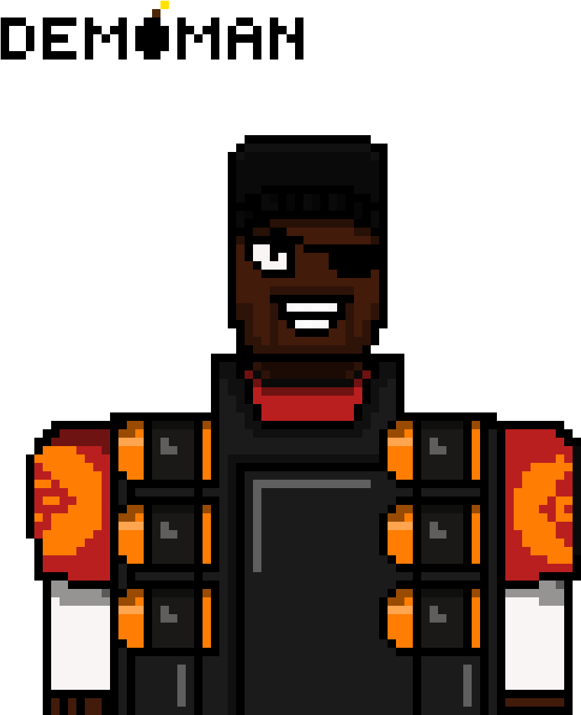 Meet The Demoman - Crush All Humans (1200x1200), Png Download