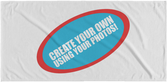 Create Your Own Beach Towel - Poster (600x600), Png Download