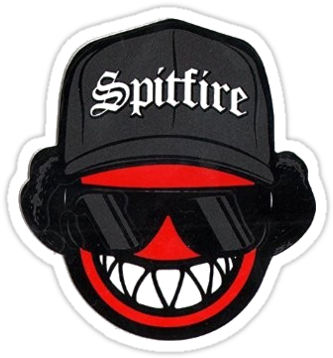 "logo Spitfire Eazy E" Stickers By Bloodymanson - Sticker Spitfire (375x360), Png Download