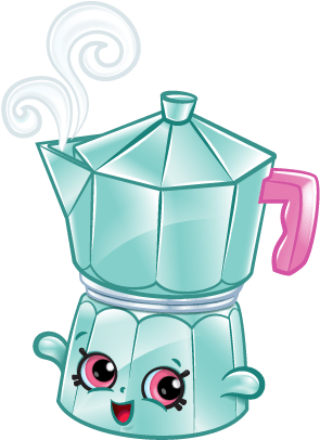 Carlo Coffee Pot - Shopkins Season 8 Carlo Coffee Pot (576x506), Png Download