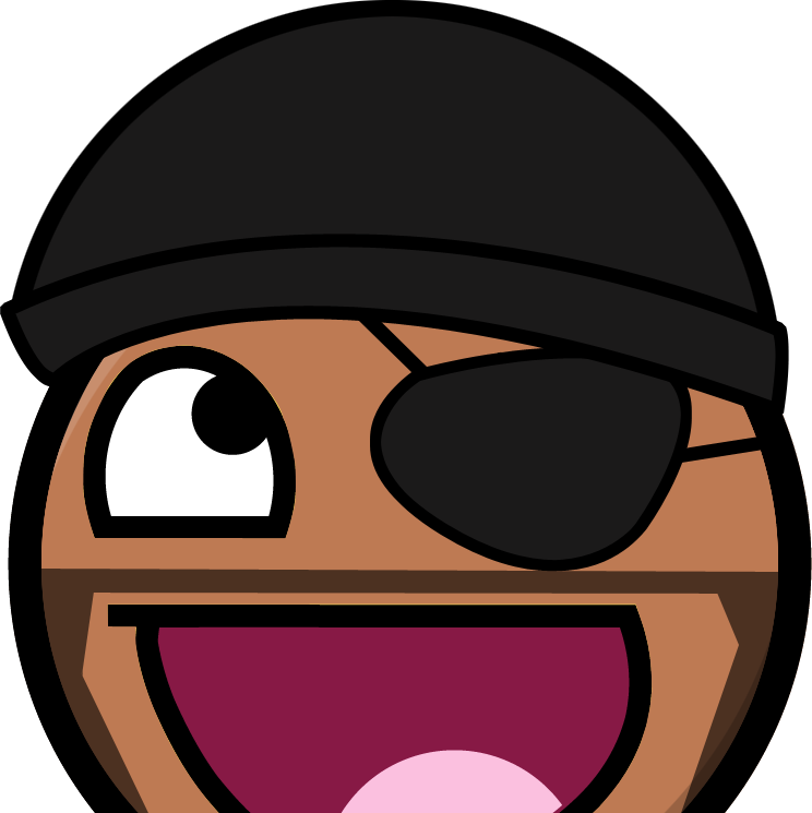 Awesome Smiley (744x745), Png Download