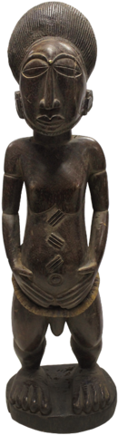 Esculturas Orixas Em Madeira E Estatuetas Afros, Placas - Escultura De Oxum Em Madeira (480x480), Png Download