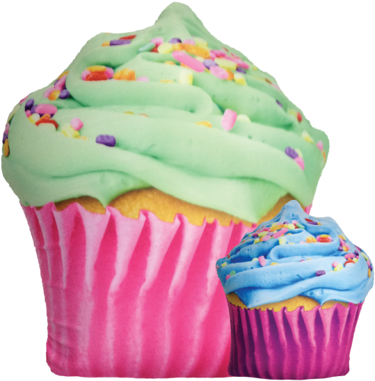 Celebration Cupcake Scented Microbead Pillow - Iscream Celebration Cupcake Microbead Pillow (550x550), Png Download