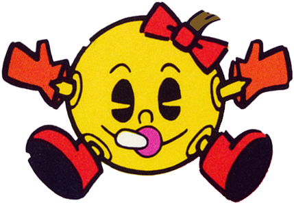 Baby Pac-man (443x307), Png Download