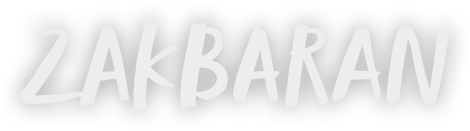 Zakbaran - Graphic Design (947x264), Png Download