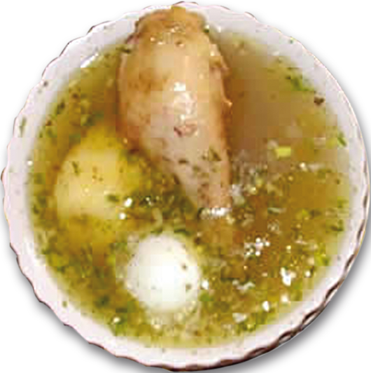 Caldo De Gallina Criolla - Soup (530x532), Png Download